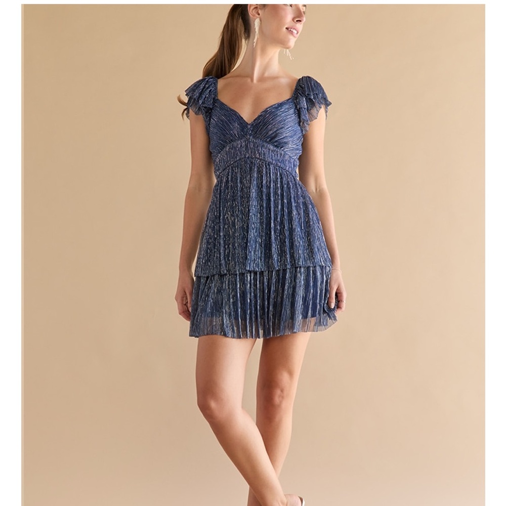 Francesca's Blue Mini Dress